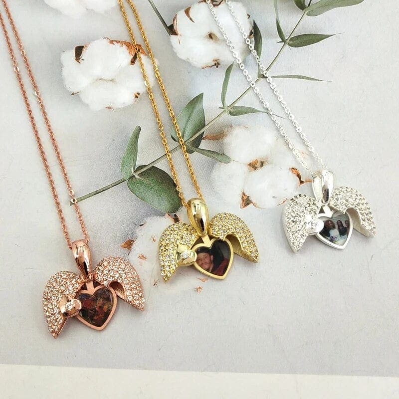 Custom Heart Locket Necklace With Photo
