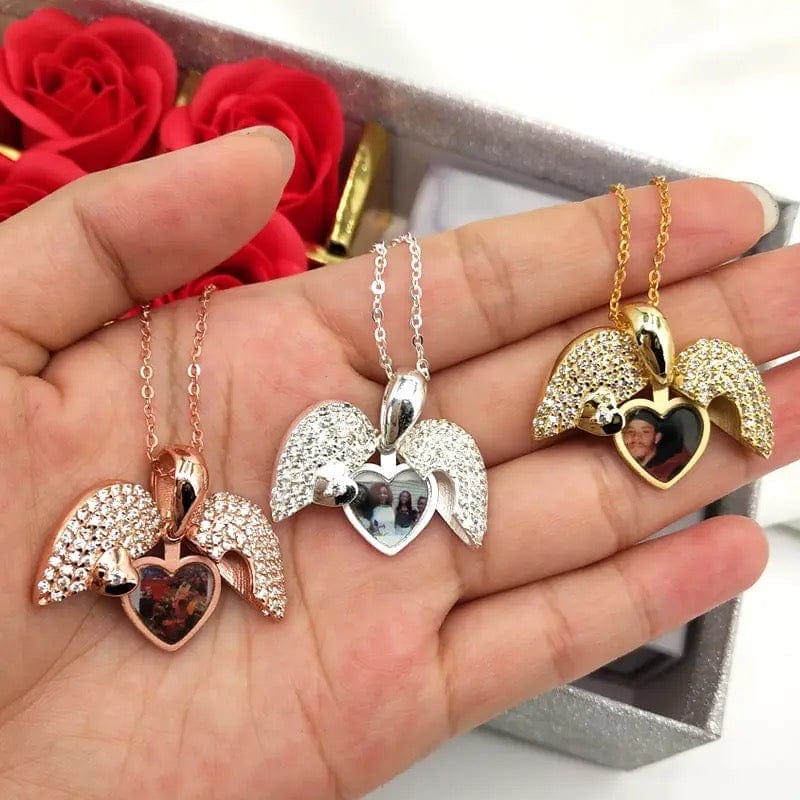 Custom Heart Locket Necklace With Photo