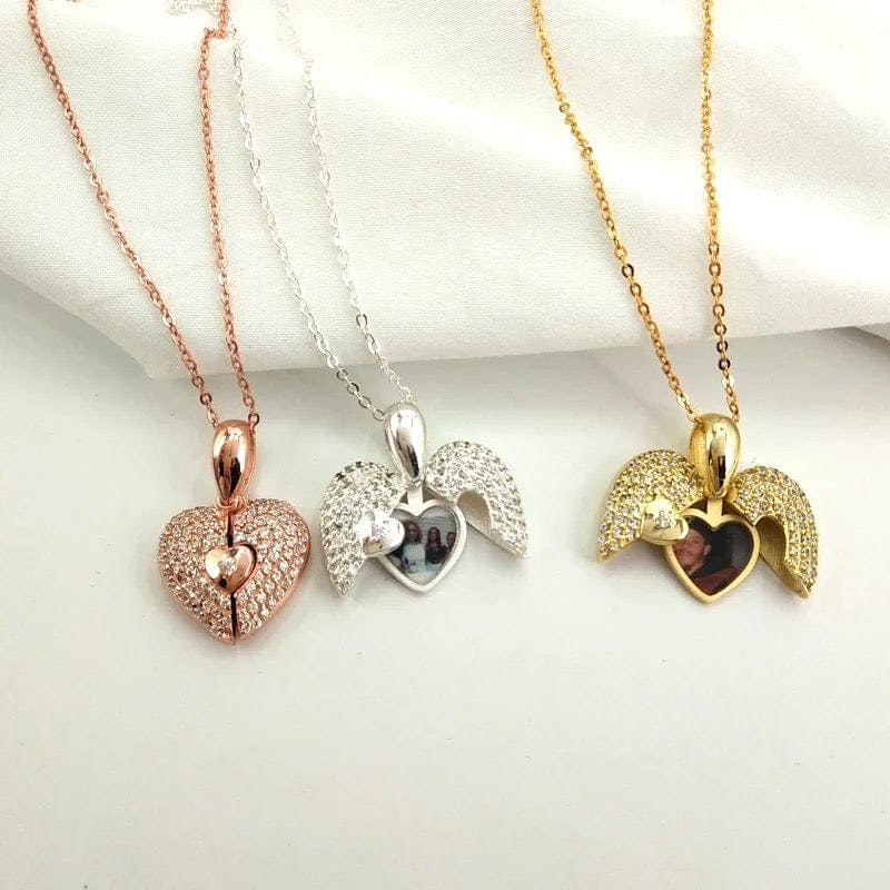 Custom Heart Locket Necklace With Photo