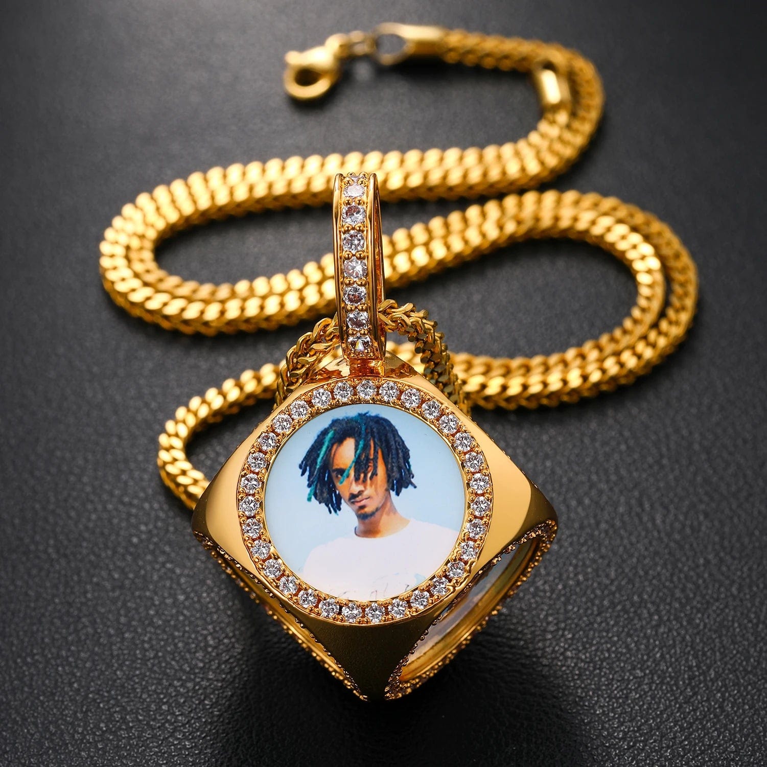 Cube Pendant Necklace
