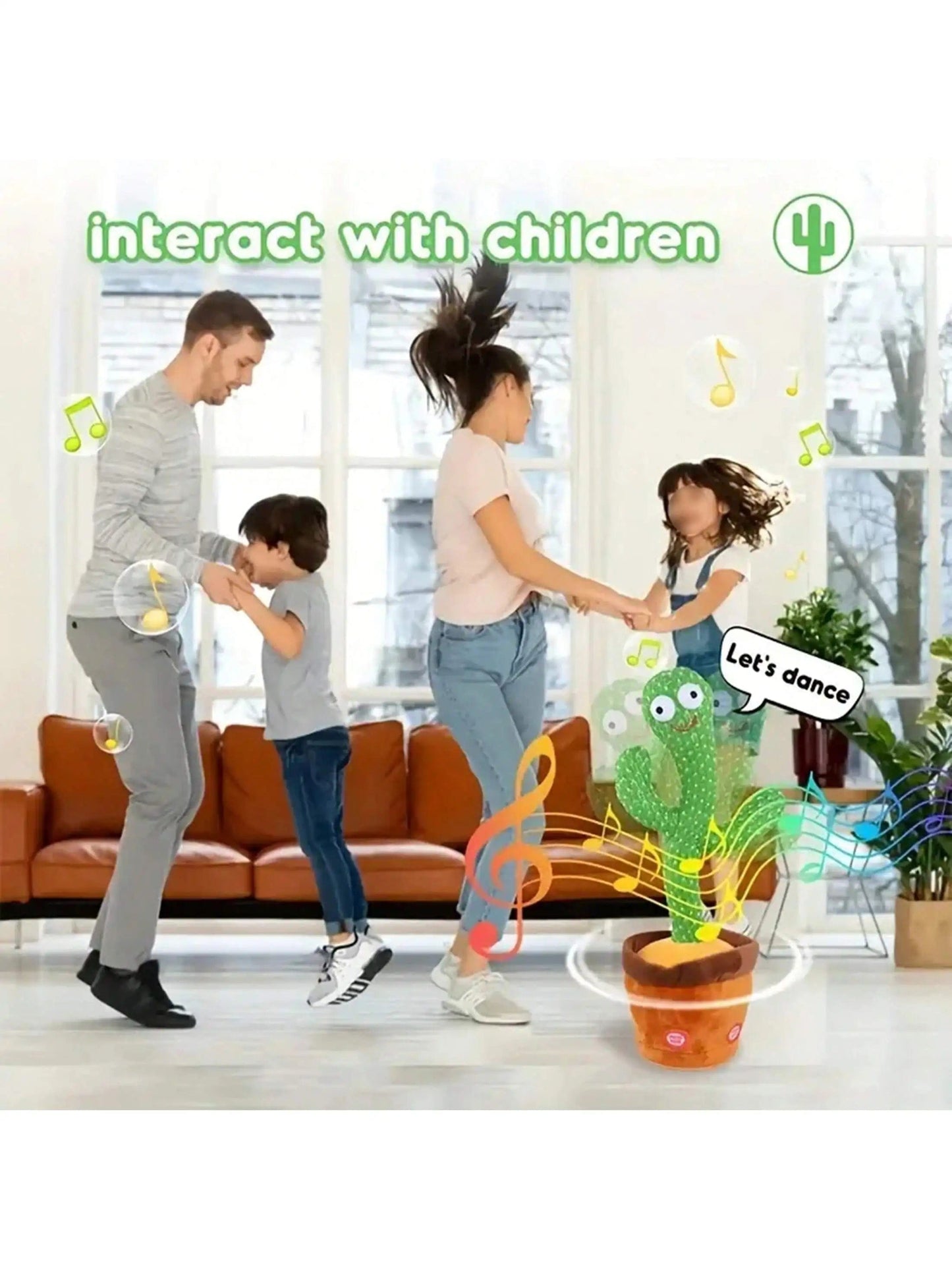 Talking Dancing Cactus Toy - For Babies