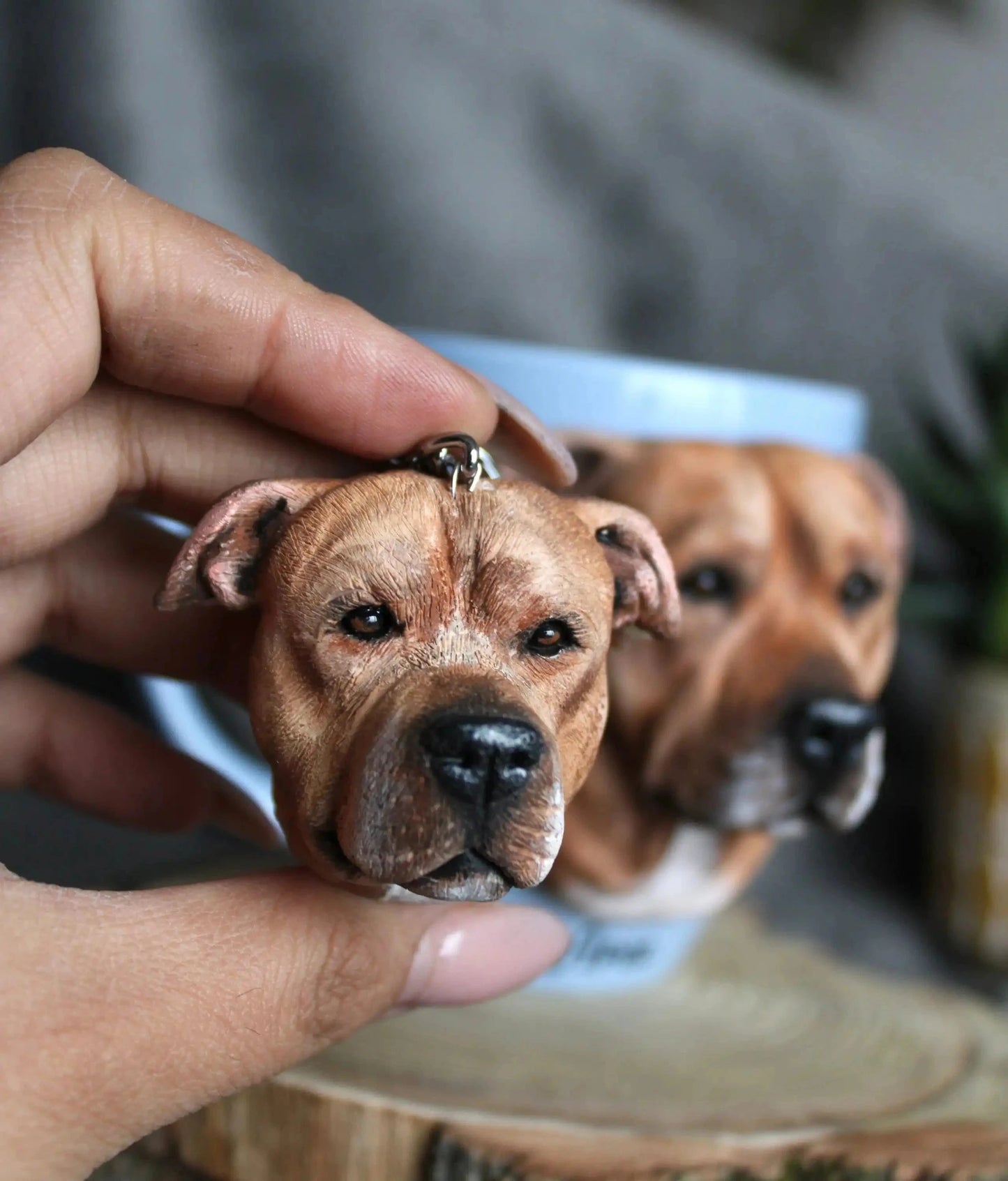 Custom 3D Pet Portrait Ornament - Personalized Dog & Cat Owner Gift