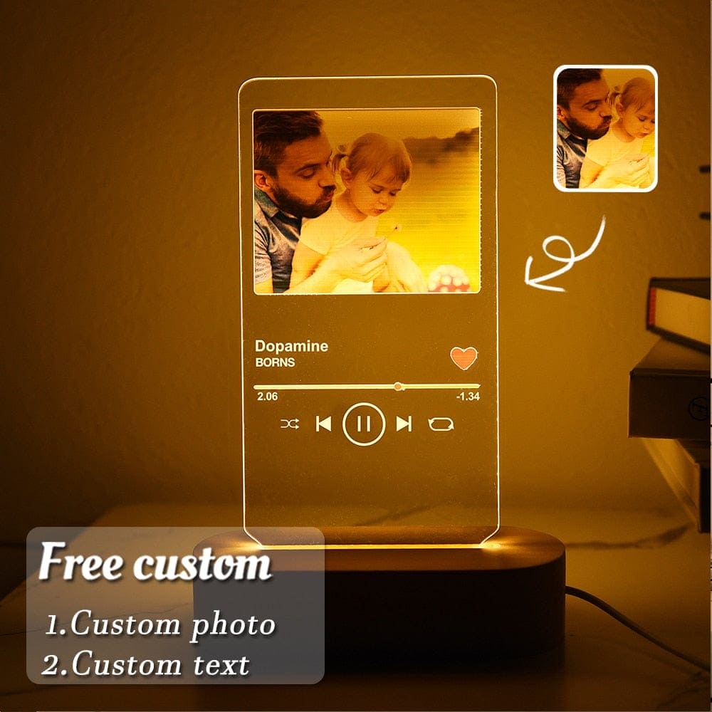 Personalized 3D Photo "Love Lamp" With Custom Text
