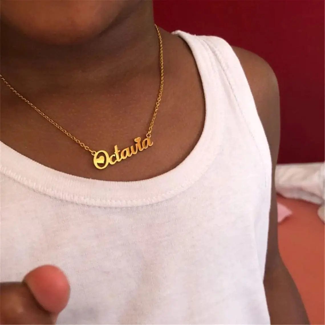 Custom Children's Name Necklace