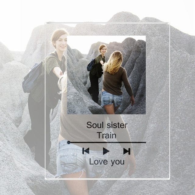 Personalized 3D Photo "Love Lamp" With Custom Text