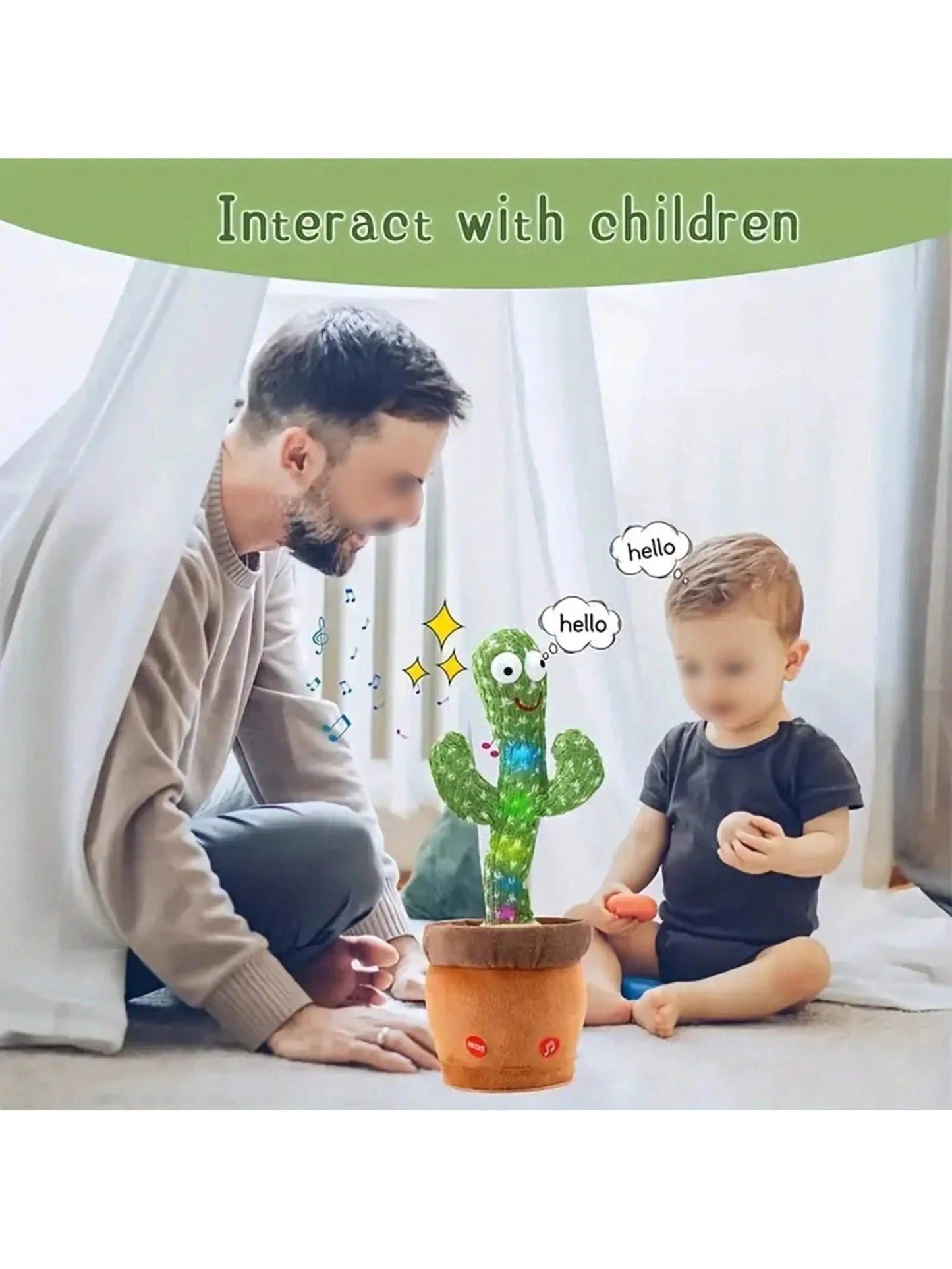 Talking Dancing Cactus Toy - For Babies