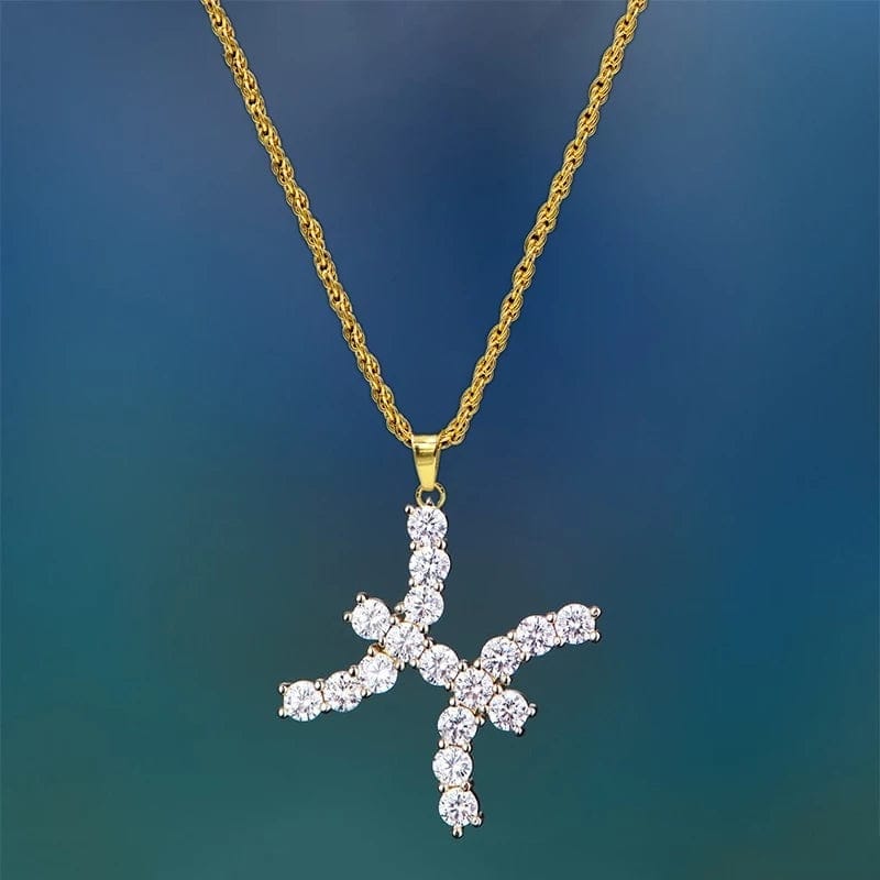 12 Zodiac Sign Shining Crystals Charms Necklaces