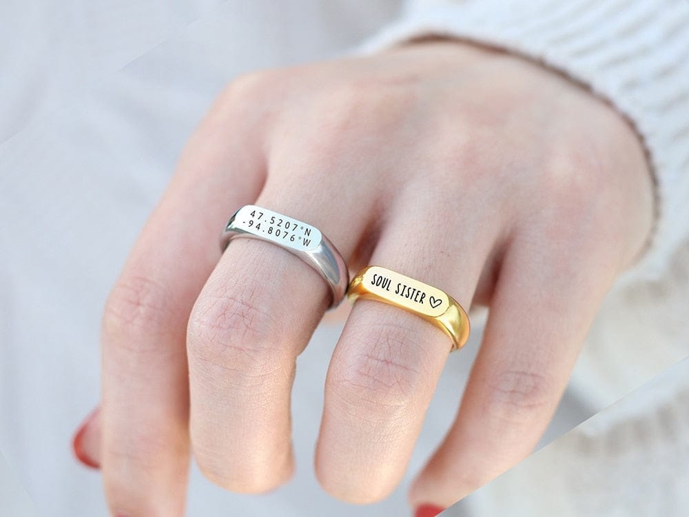 Premium Unisex Custom Engravable Ring