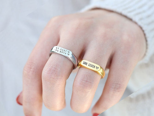 Premium Unisex Custom Engravable Ring