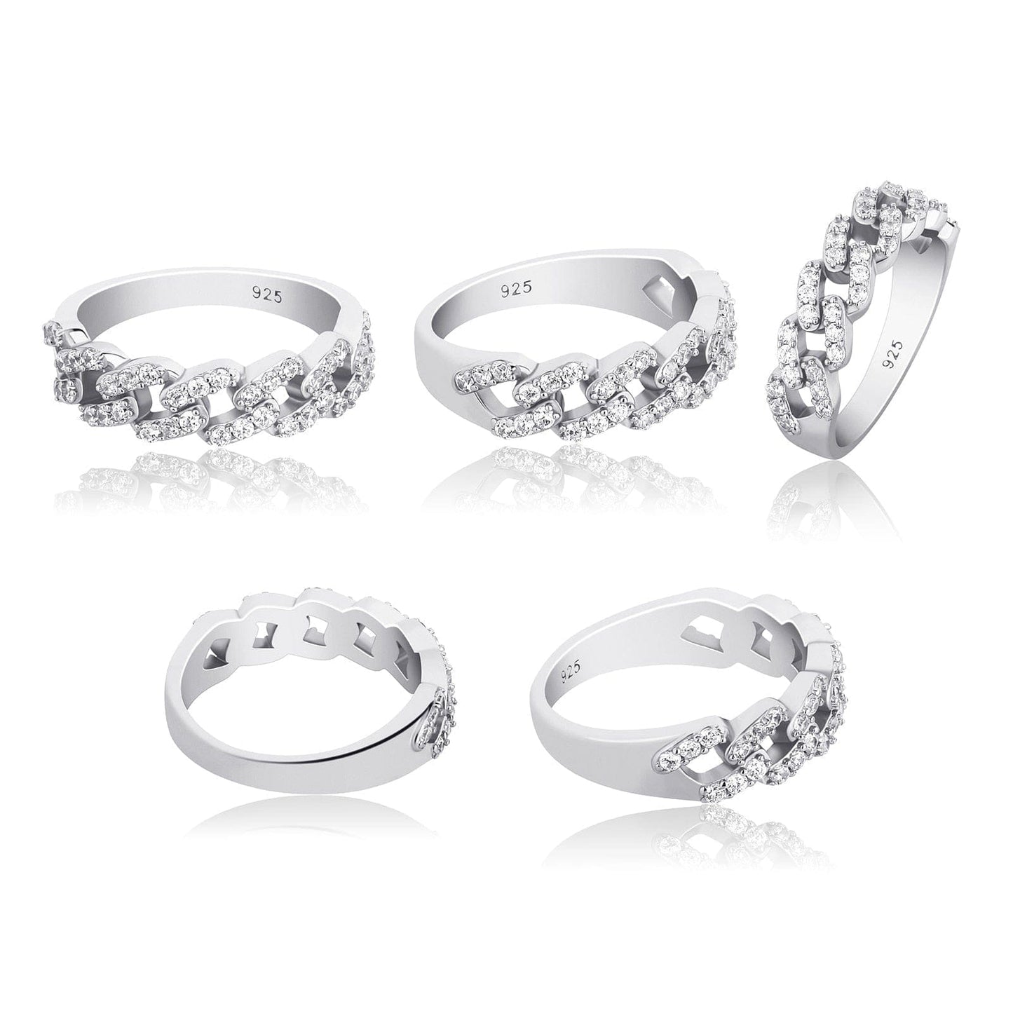 Cuban Link 925 Sterling Silver Ring