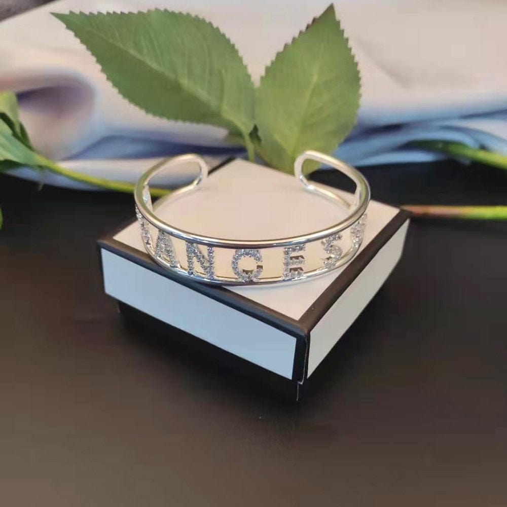 Personalized Bangle Bracelet With Name