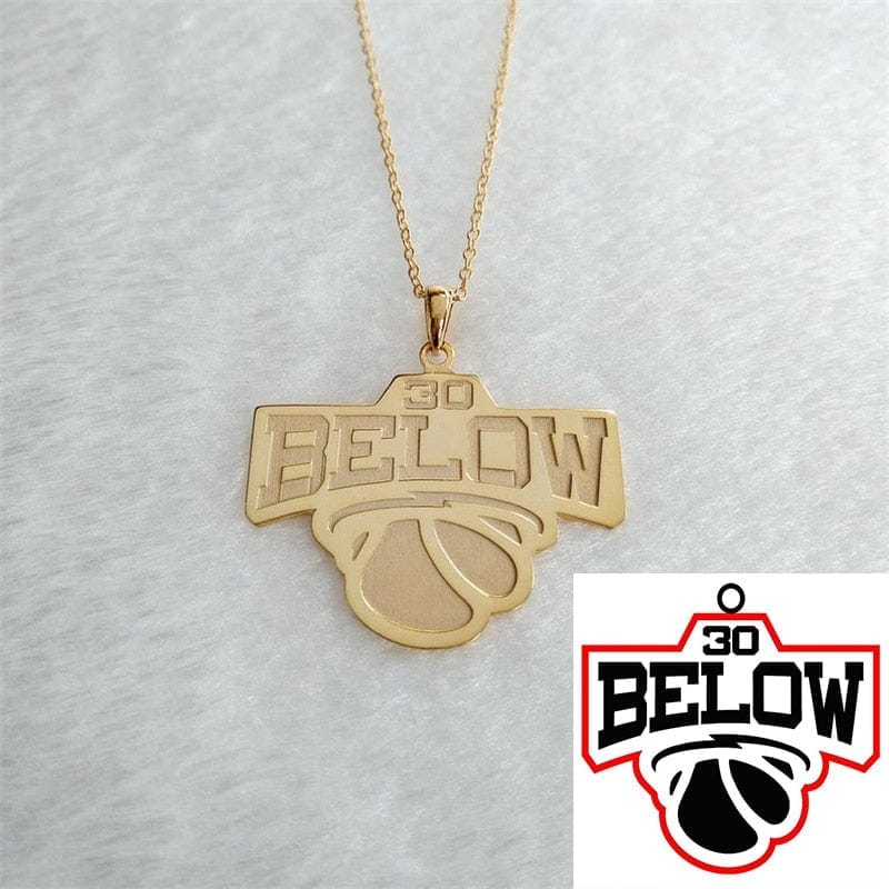 Custom Brand Logo Pendant Necklace