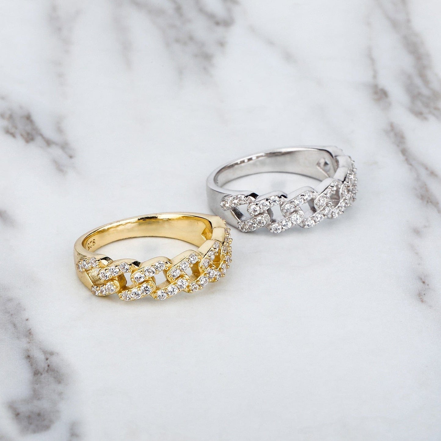 Cuban Link 925 Sterling Silver Ring