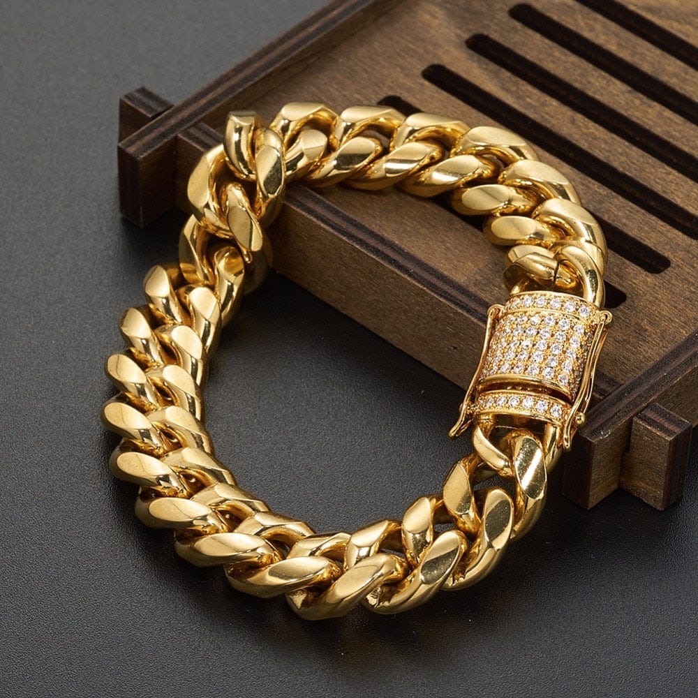 Mens Miami Cuban Link Bracelet