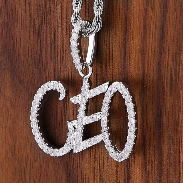 Tag Style Letter Name Pendants & Necklace