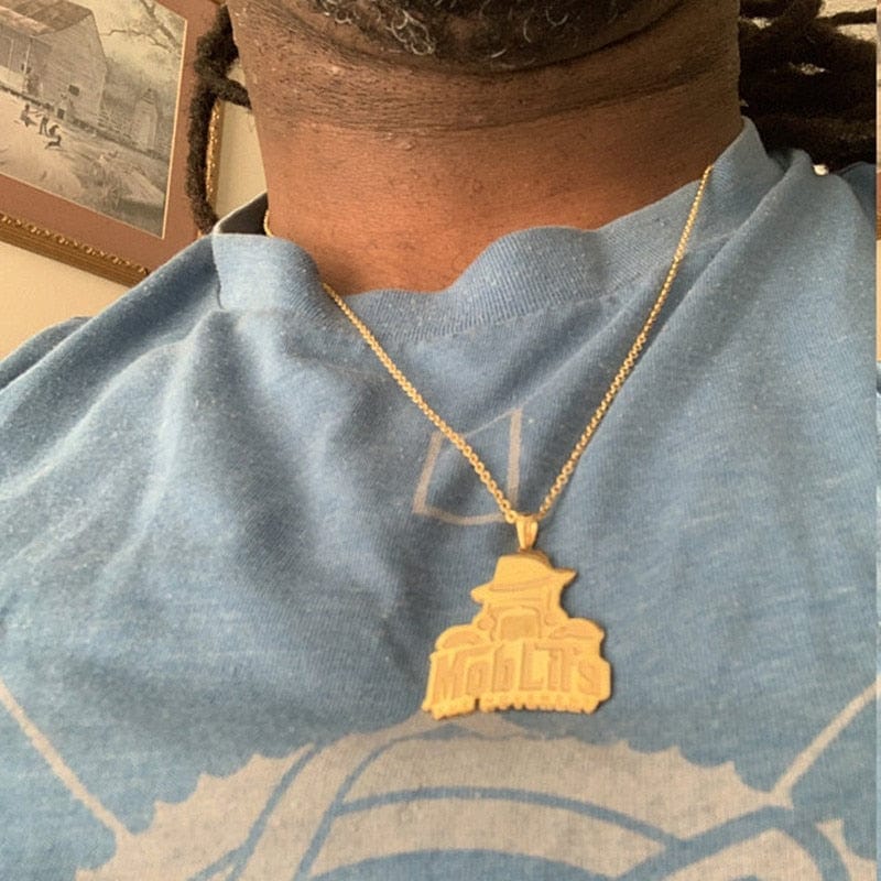 Custom Brand Logo Pendant Necklace