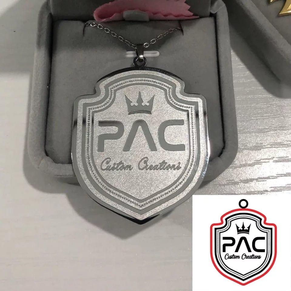 Custom Brand Logo Pendant Necklace