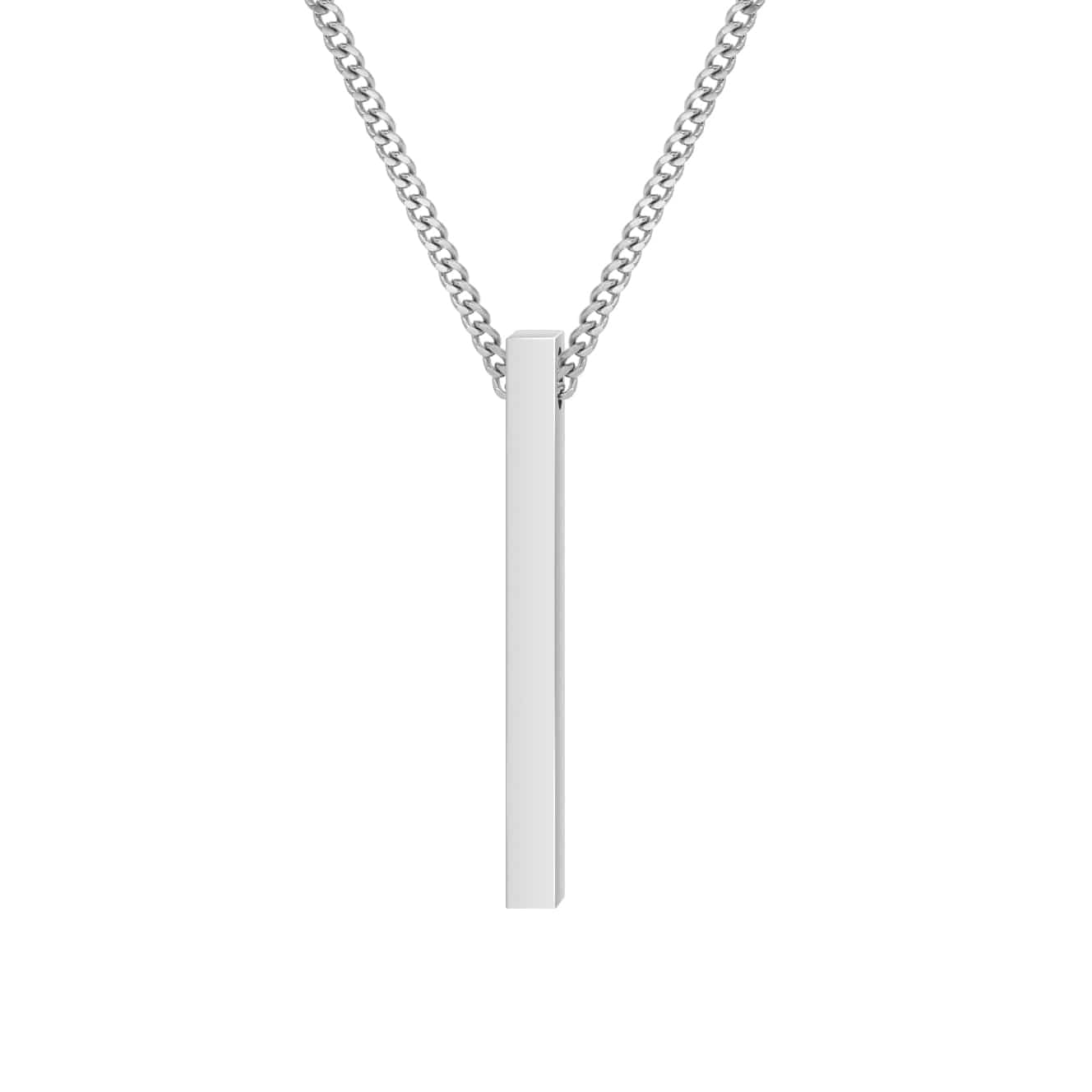 Bar Necklace With Custom Engraving