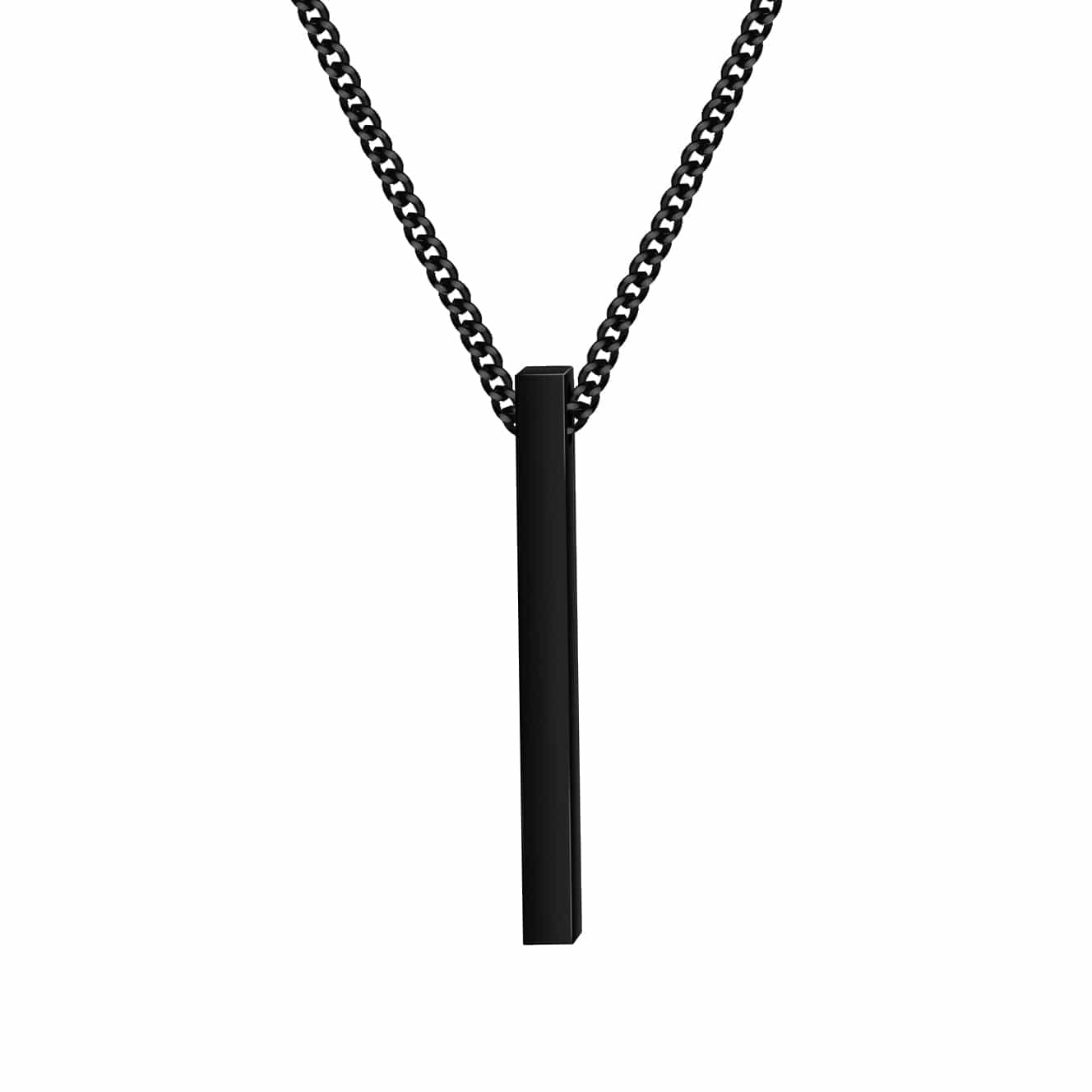 Bar Necklace With Custom Engraving