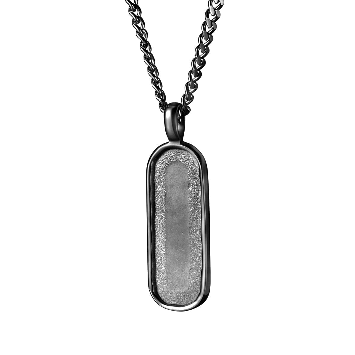 Premium Custom Engraved Bar Necklace Pendant With Rounded Edges