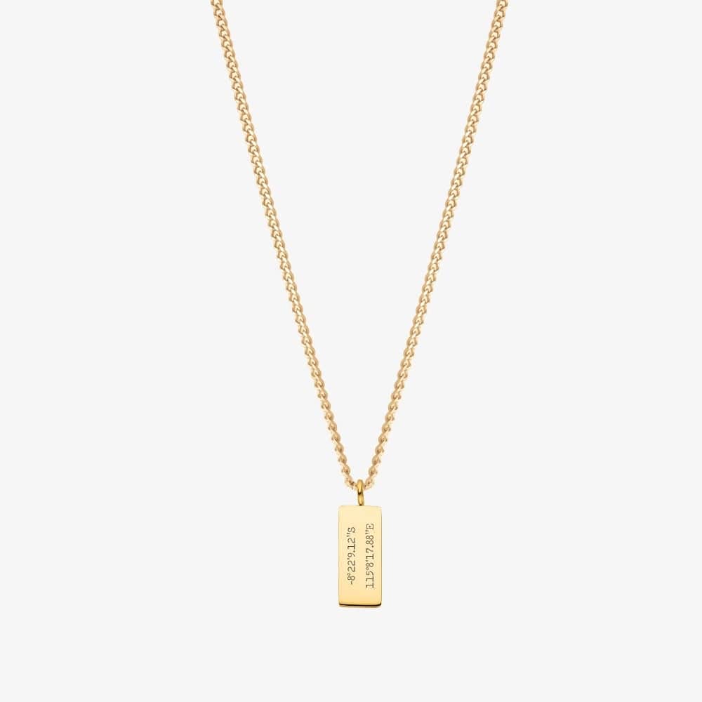 Engraved Custom Dog Tag Necklace