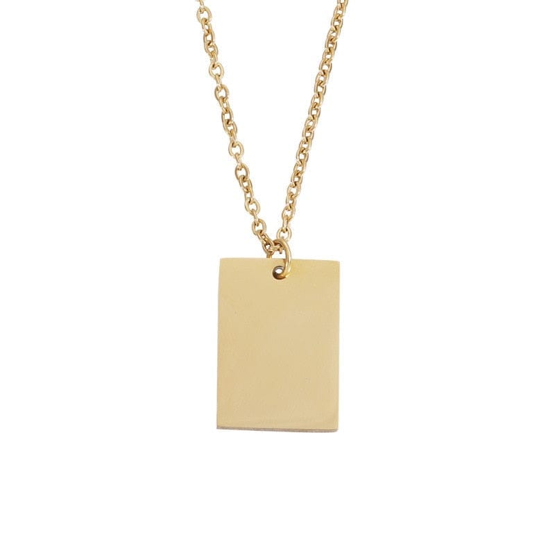 Envelope Locket Necklace with Personalized Engraved Note Inside