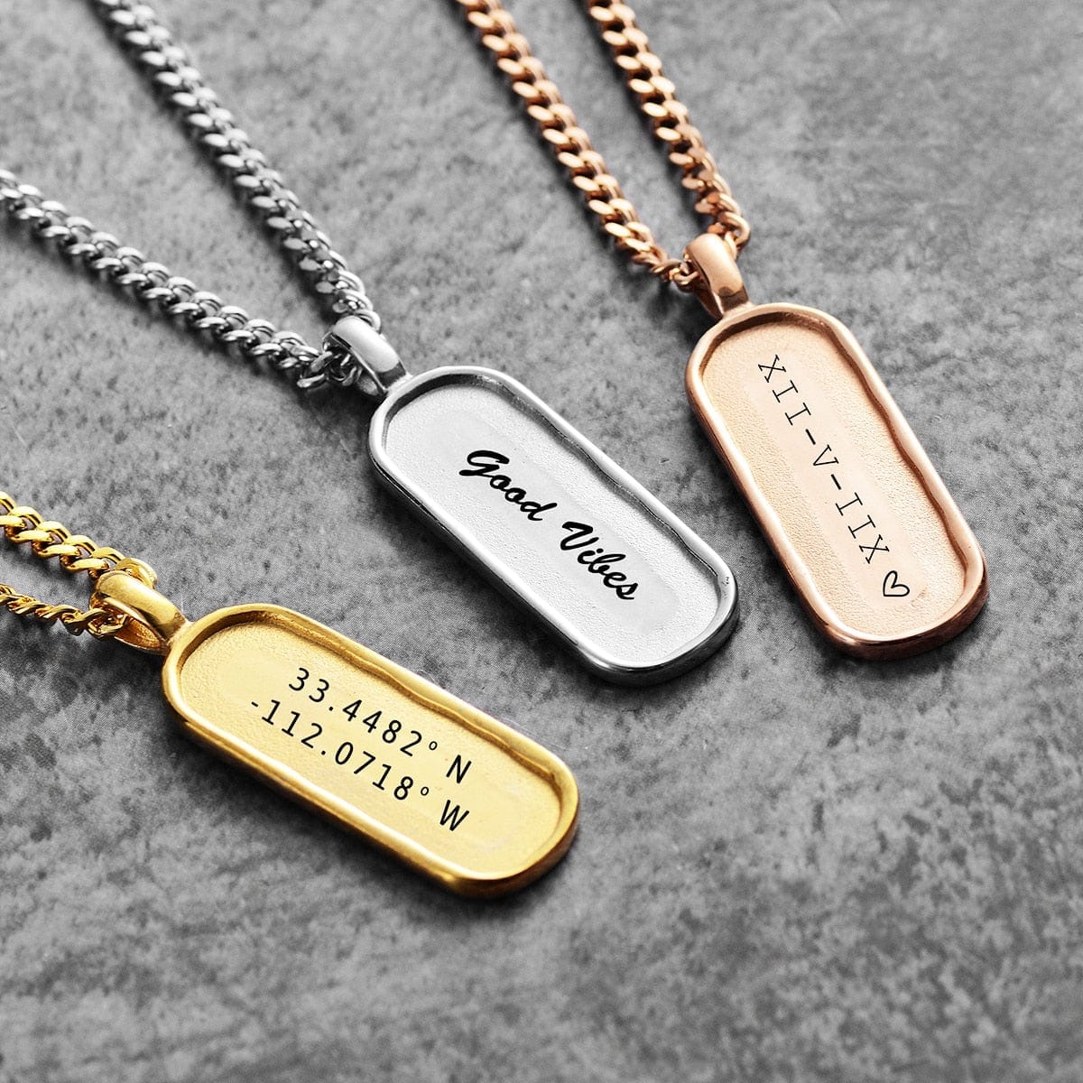 Custom Dog Tag Necklace