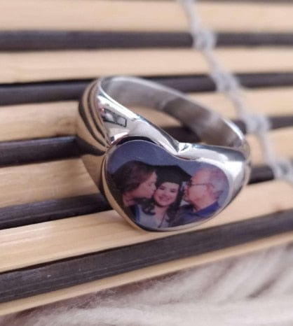 custom photo ring