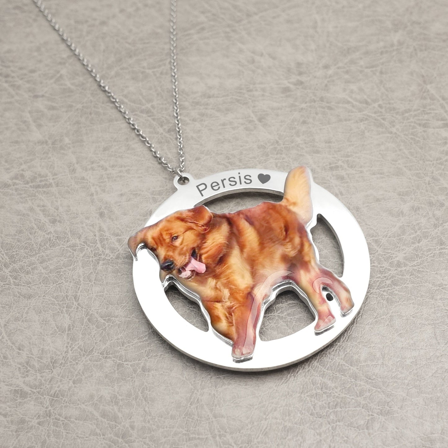Custom Hanging Pet Photo Car Ornament