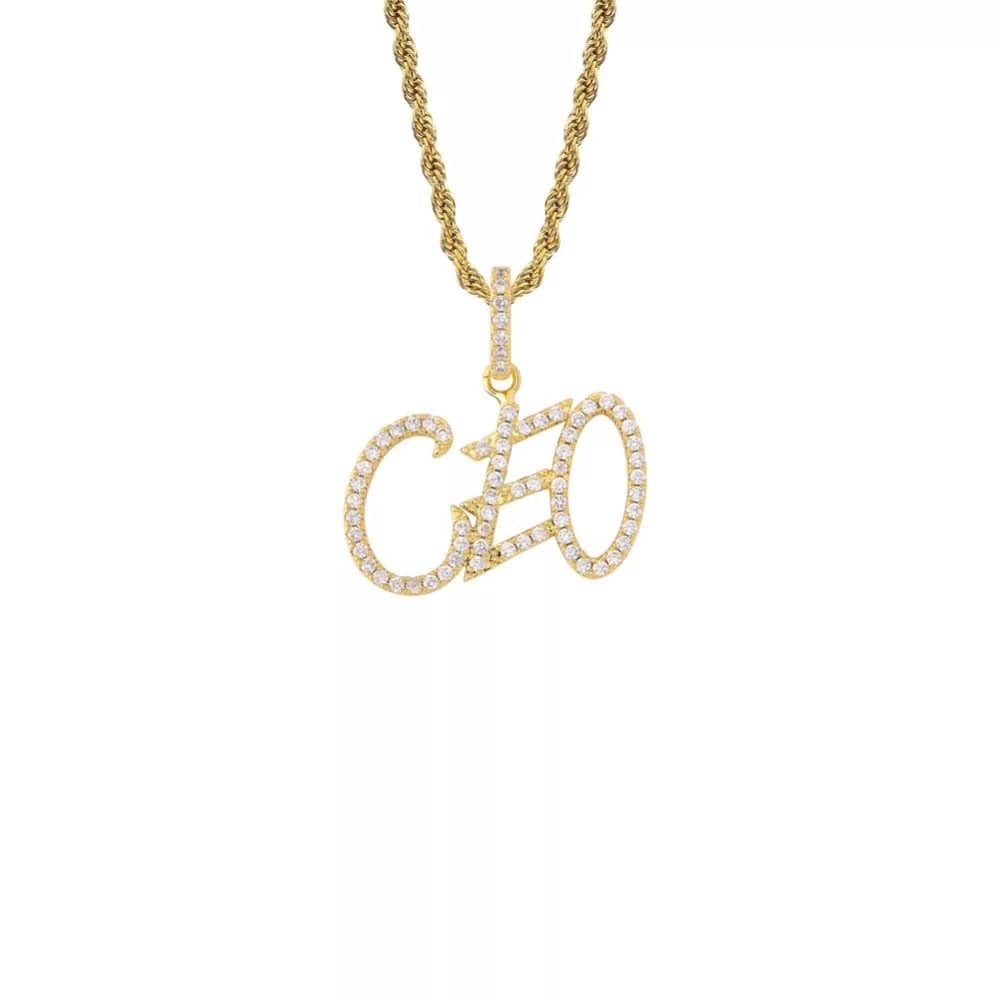Tag Style Letter Name Pendants & Necklace