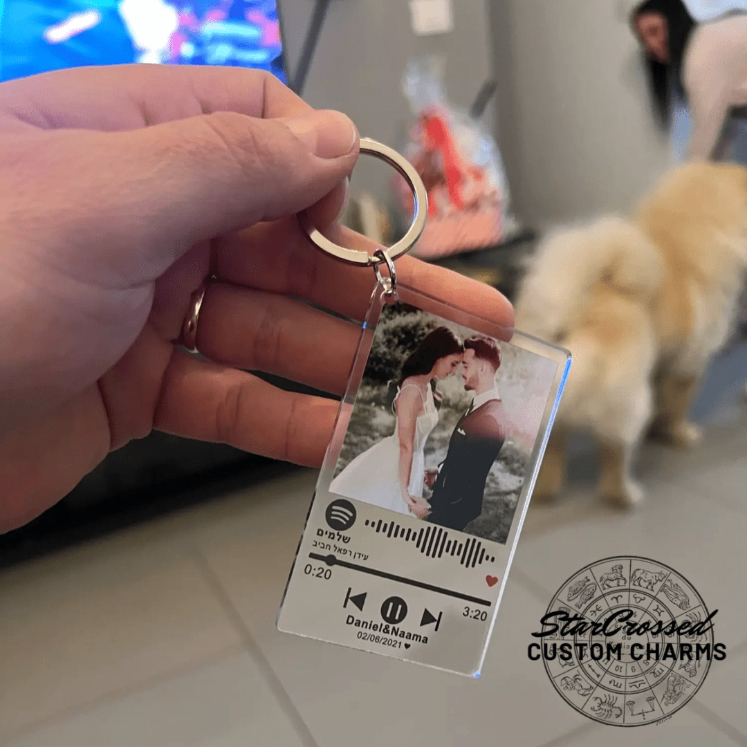 custom spotify keychain