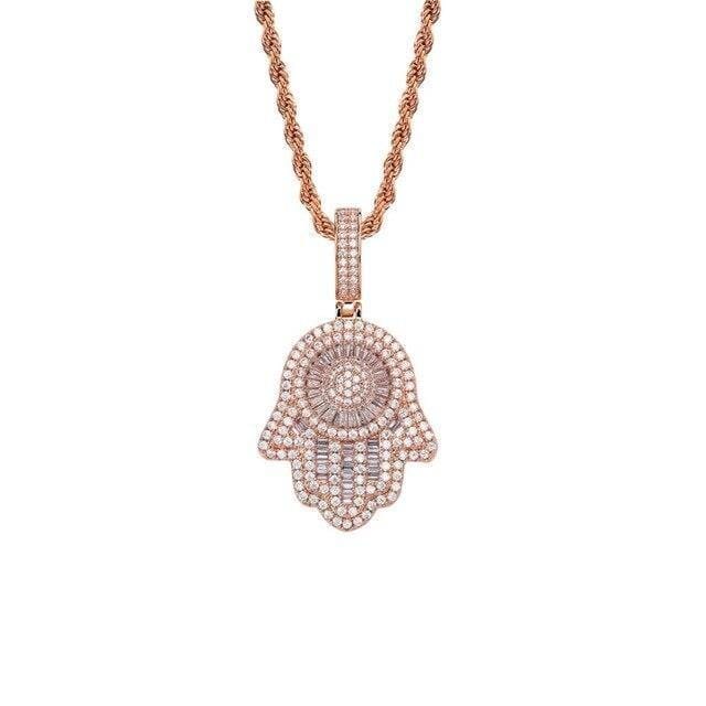 Rose Gold Hamsa Hand
