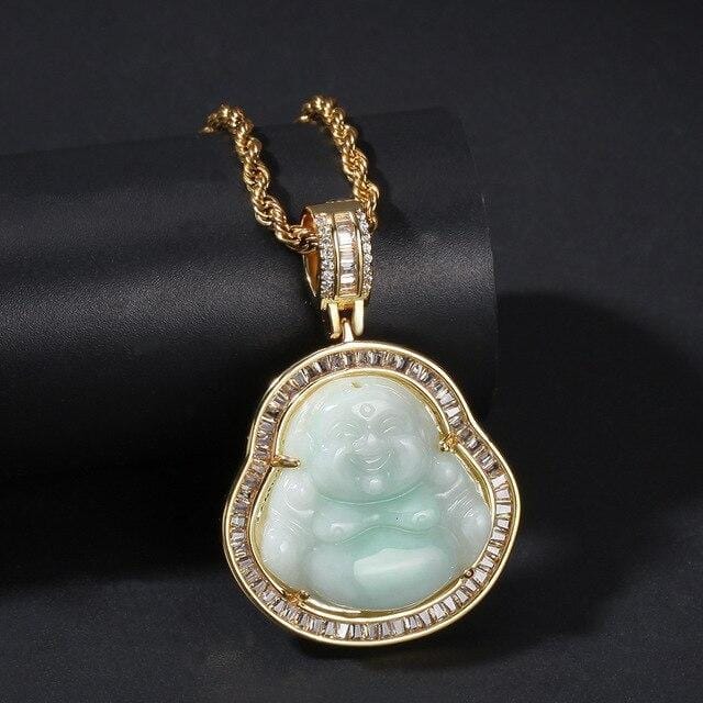 Gold Buddha Pendant