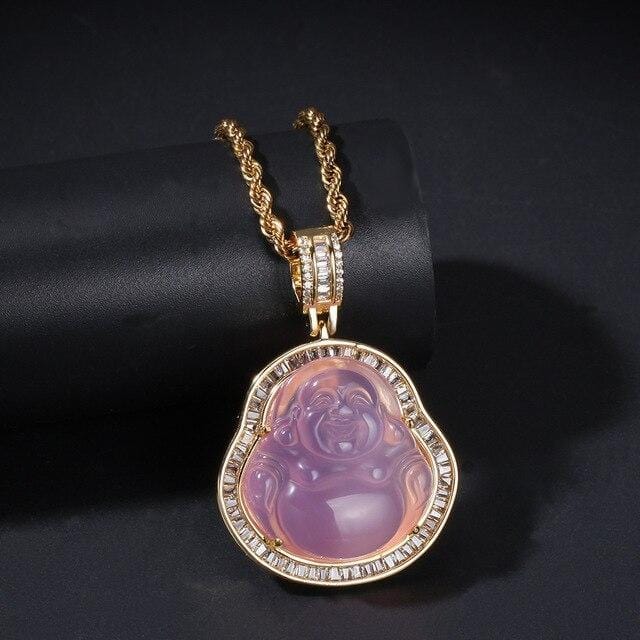 Gold Buddha Pendant Necklaces
