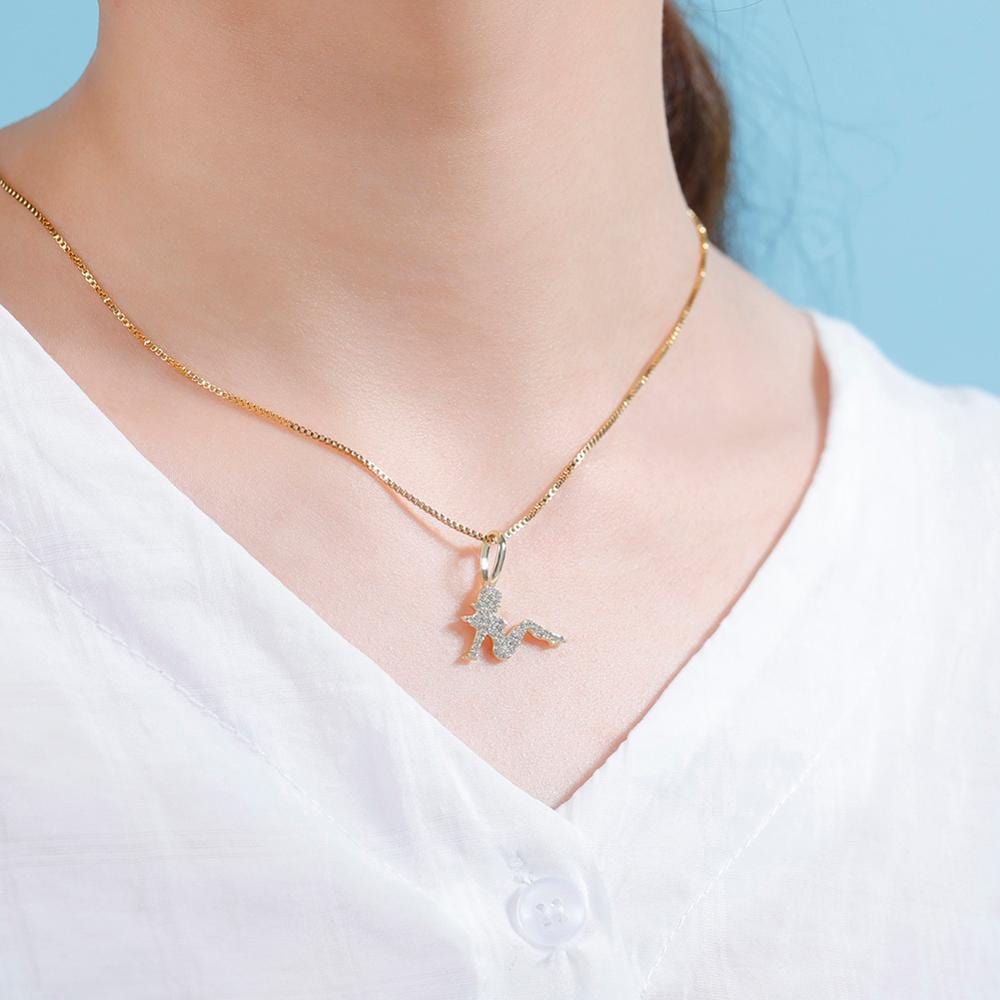 Vixen Pendant Necklace - 100% 925 Sterling Silver