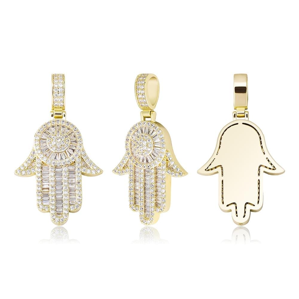 Hamsa Hand Of Fatima Charm Necklace