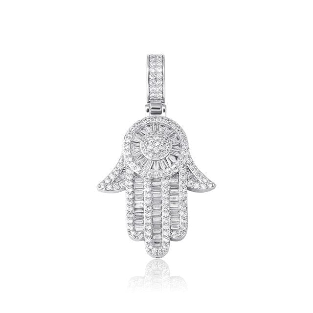 Hamsa Hand Of Fatima Charm Necklace