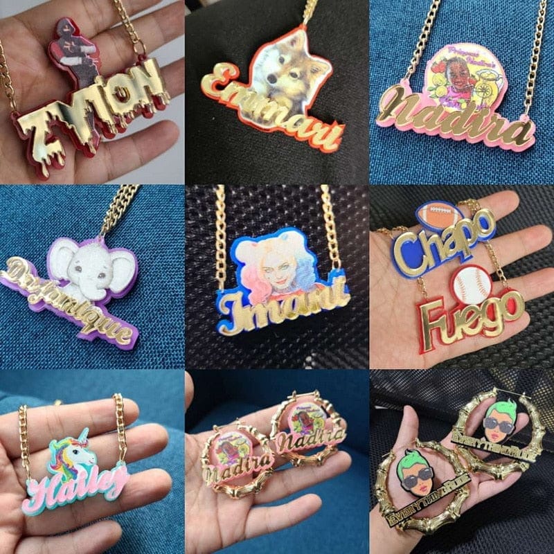 Custom Children’s Nameplate Necklaces