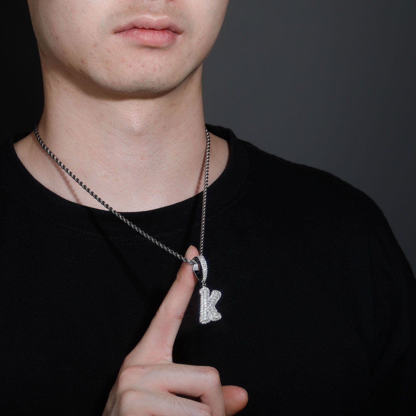 A-Z Double Layer Initial/Letter Pendant Necklaces - Gold & Silver