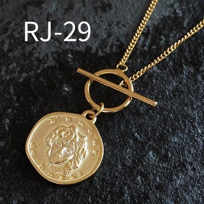 Vintage Boho Coin Necklace Made With 925 Silver