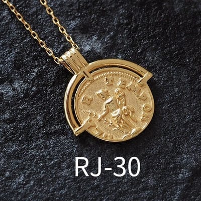 Vintage Boho Coin Necklace Made With 925 Silver