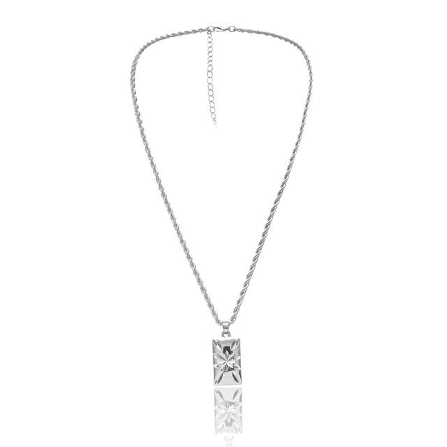 Vintage Carved Coin Pendant Necklaces