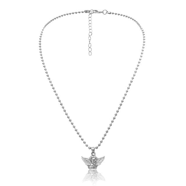 Vintage Carved Coin Pendant Necklaces