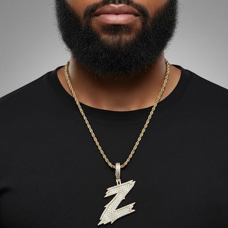 Thorned Initial Pendant Necklace