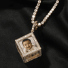 cube photo necklace