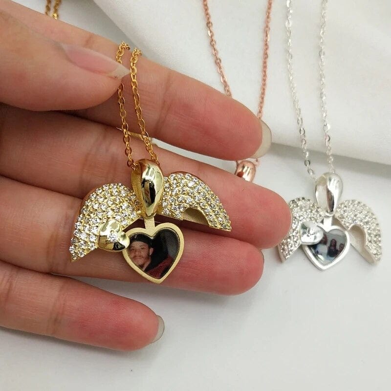 Custom Heart Locket Necklace With Photo