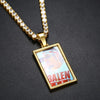 Rectangle Picture Pendant Necklace