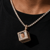 Custom 6-Photo 3D Cube Pendant Necklace