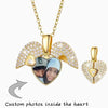 Custom Heart Locket Necklace With Photo