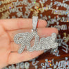 Custom Brush Script Name Necklace - Unisex
